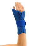 Ortholand Atteille poignet pouce bleue tissu airtex ML-0111-022