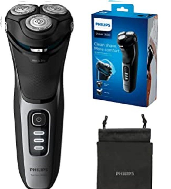 Philips-Rasoir-electrique-100-etanche-serie-3000-S323252 PHILIPS Rasoir electrique 100% etanche serie 3000 S3232/52 – Image 1