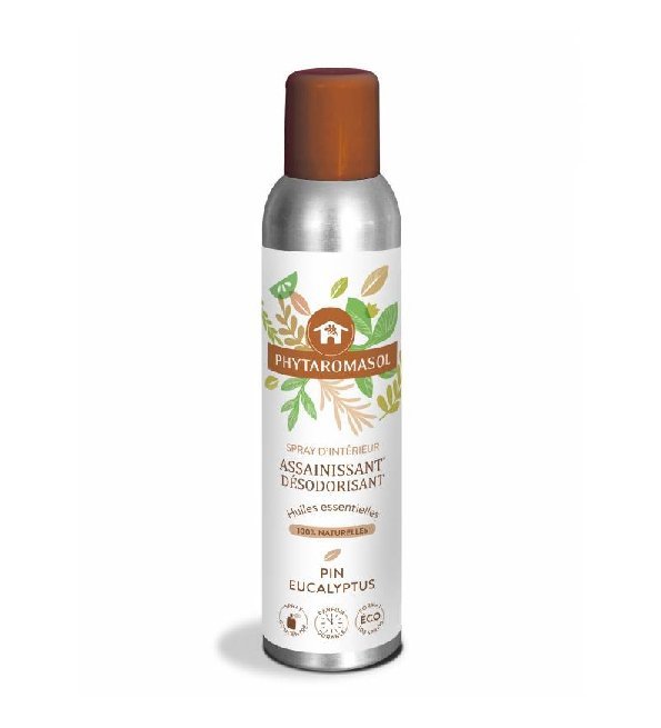Phytaromasol-Assainissant-desodorisant-pin-eucalyptus-spray-150ml Phytaromasol Assainissant Desodorisant Pin Eucalyptus Spray 150ml – Image 1