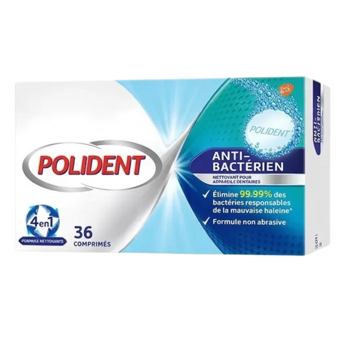 Polident-Ant-Bacterien-36cps Polident Anti-Bacterien 36 Capsules – Image 1