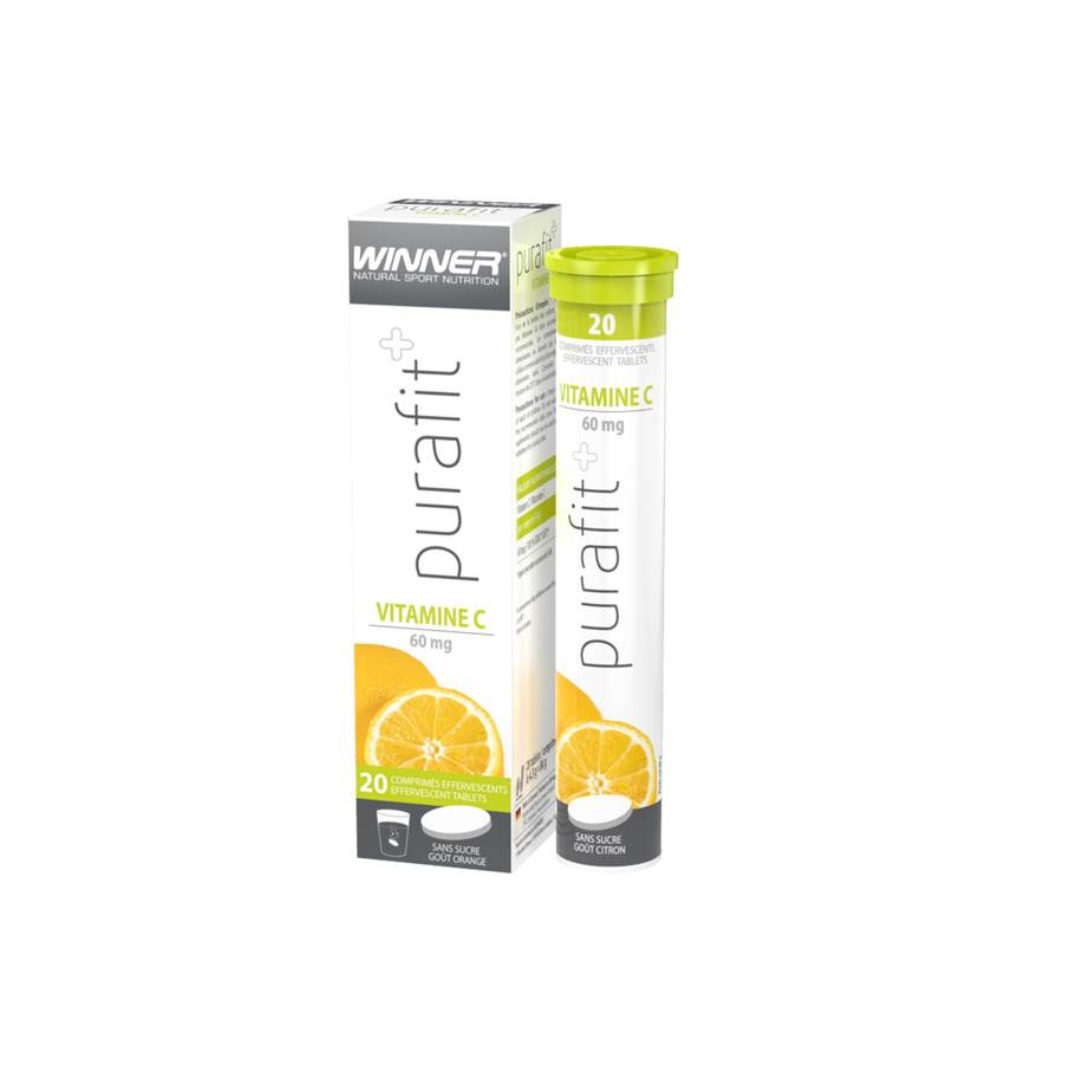 Purafit-Vitamine-C-60mg-20cps Purafit Vitamine C 60mg 20cps – Image 1