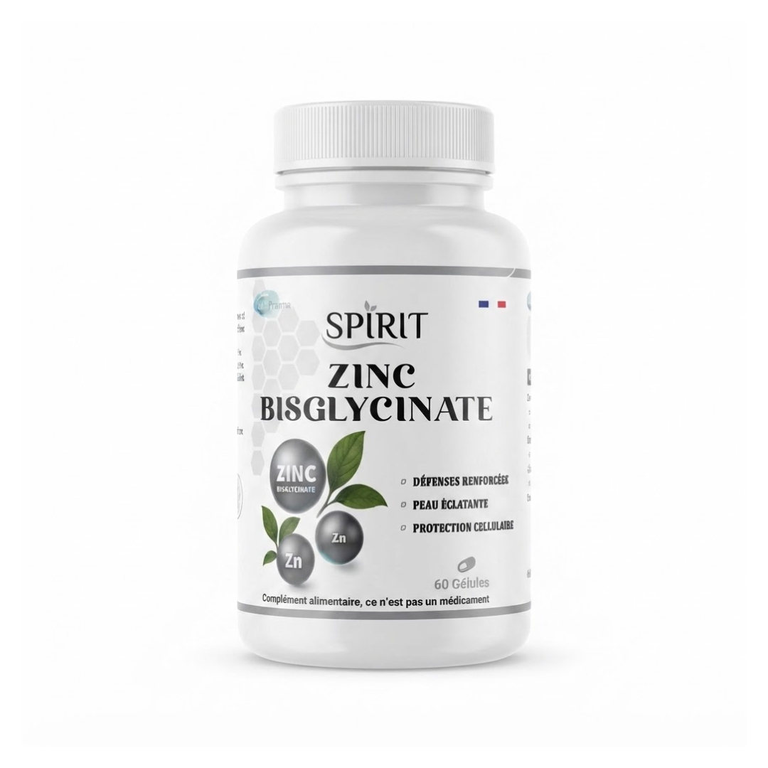 Spirit-Zinc-Bisglycinate-60-Gelules Spirit Zinc Bisglycinate 60 Gelules – Image 1