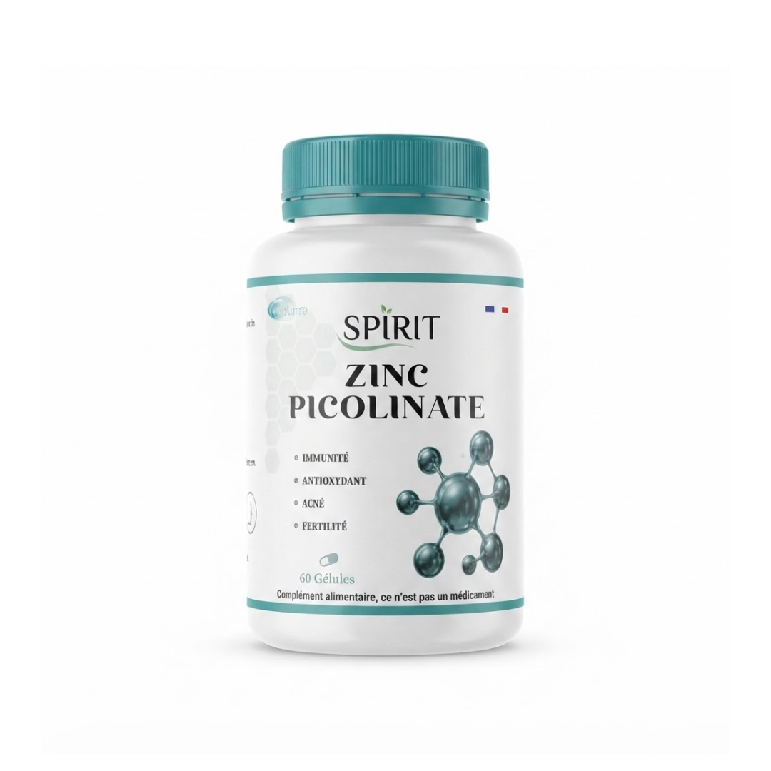 Spirit-Zinc-Picolinate-60-Gelules Spirit Zinc Picolinate 60 Gelules – Image 1
