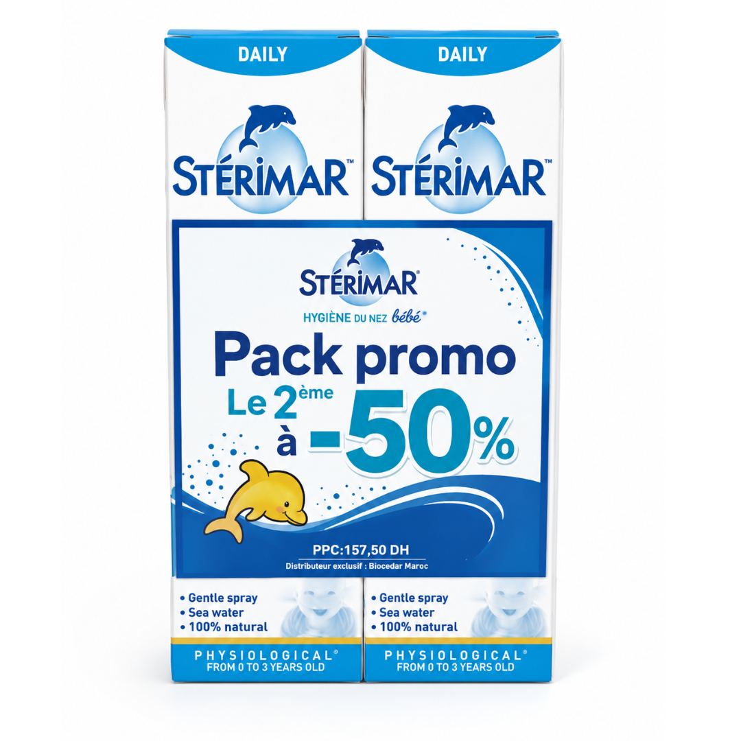 Sterimar-BB-Hygiene-Du-Nez-Pack-Le-2eme-50 Sterimar Bebe Hygiene Du Nez Pack Le 2éme -50% – Image 1