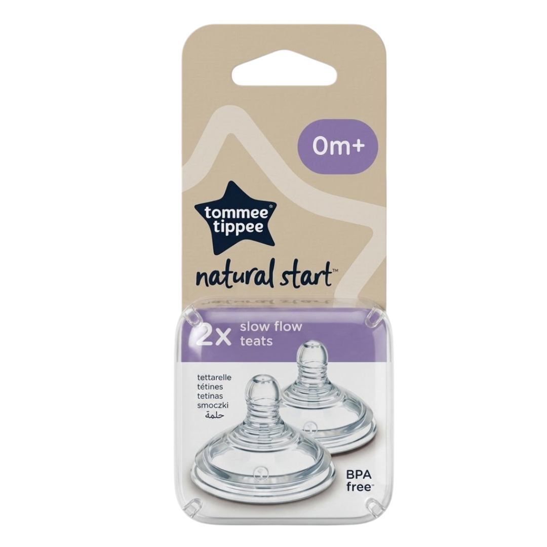 Tomme-2-Tetines-Debit-Lent Tomme Tippee 2 Tetines Debit Lent – Image 1