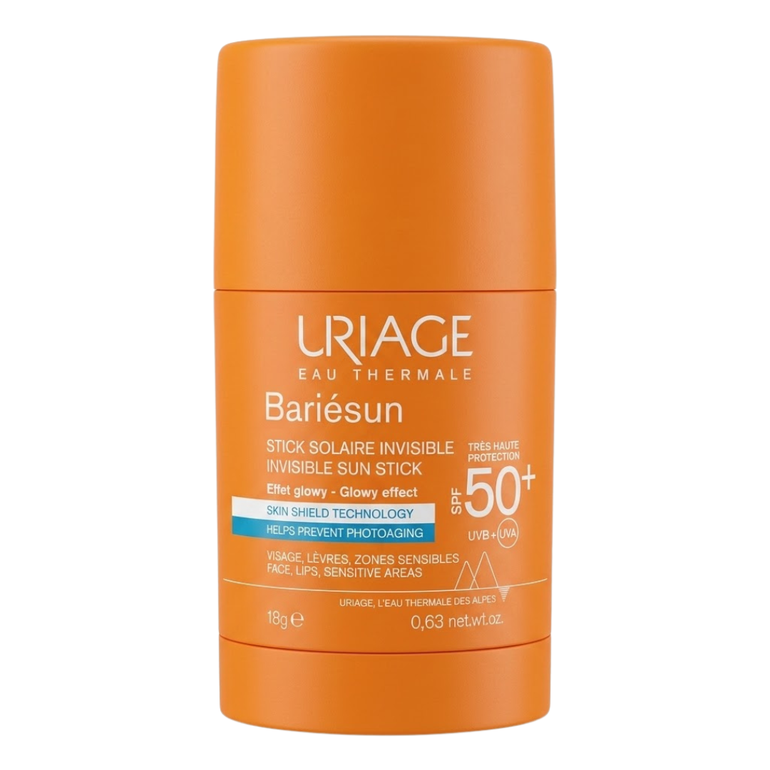Uriage-Bariesun-stick-invisible-Spf50-18g Uriage Bariesun Stick Solaire Invisible Spf50+ 18g – Image 1