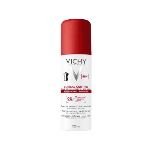 Vh-Deo-Aerosol-Clinical-Control-Spray-96h-Femme-125ml Vichy Deodorant Aerosol Clinical Control Spray 96h Femme 125ml – Image 1