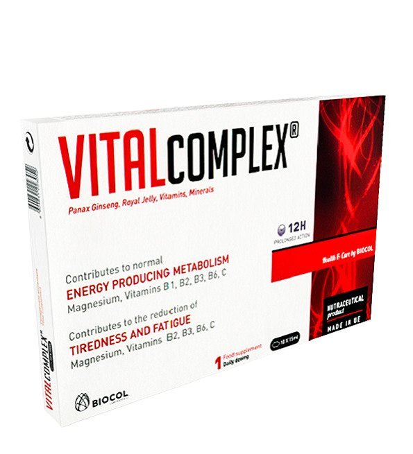 Vital-Complex-1 BIOCOL Vitalcomplex 20 Comprimes – Image 1