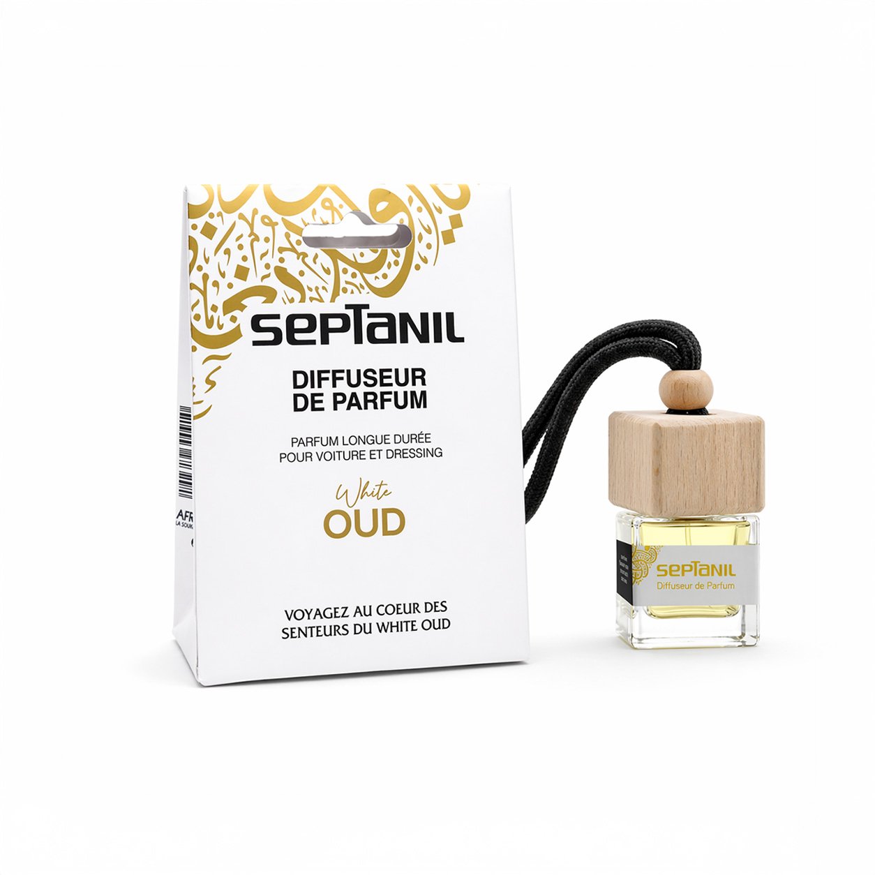 White-OUDvoiture Septanil Diffuseur De Voiture Oud White 8ml – Image 1
