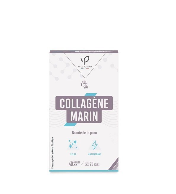 Yves-Ponroy-Collagene-Marin-40gelules Yves Ponroy Collagène marin - 20 gelules – Image 1