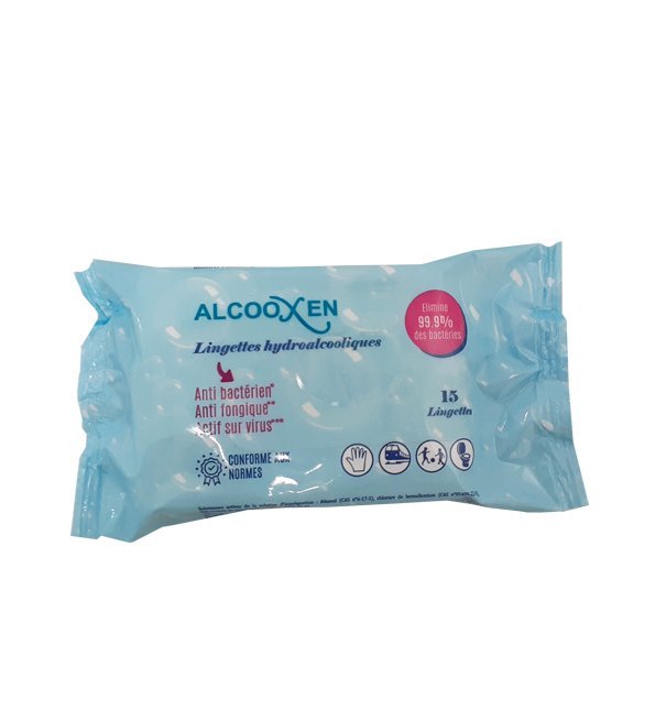 alcooxen XEN Alcooxen Lingettes 15pcs – Image 1