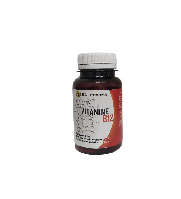 bc-pharma-b12 BC Vitamine B12 120 gelules – Image 1