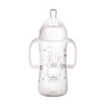 Bébé Conf Biberon Émotion Blanc avec poignet 6-24m 270ml