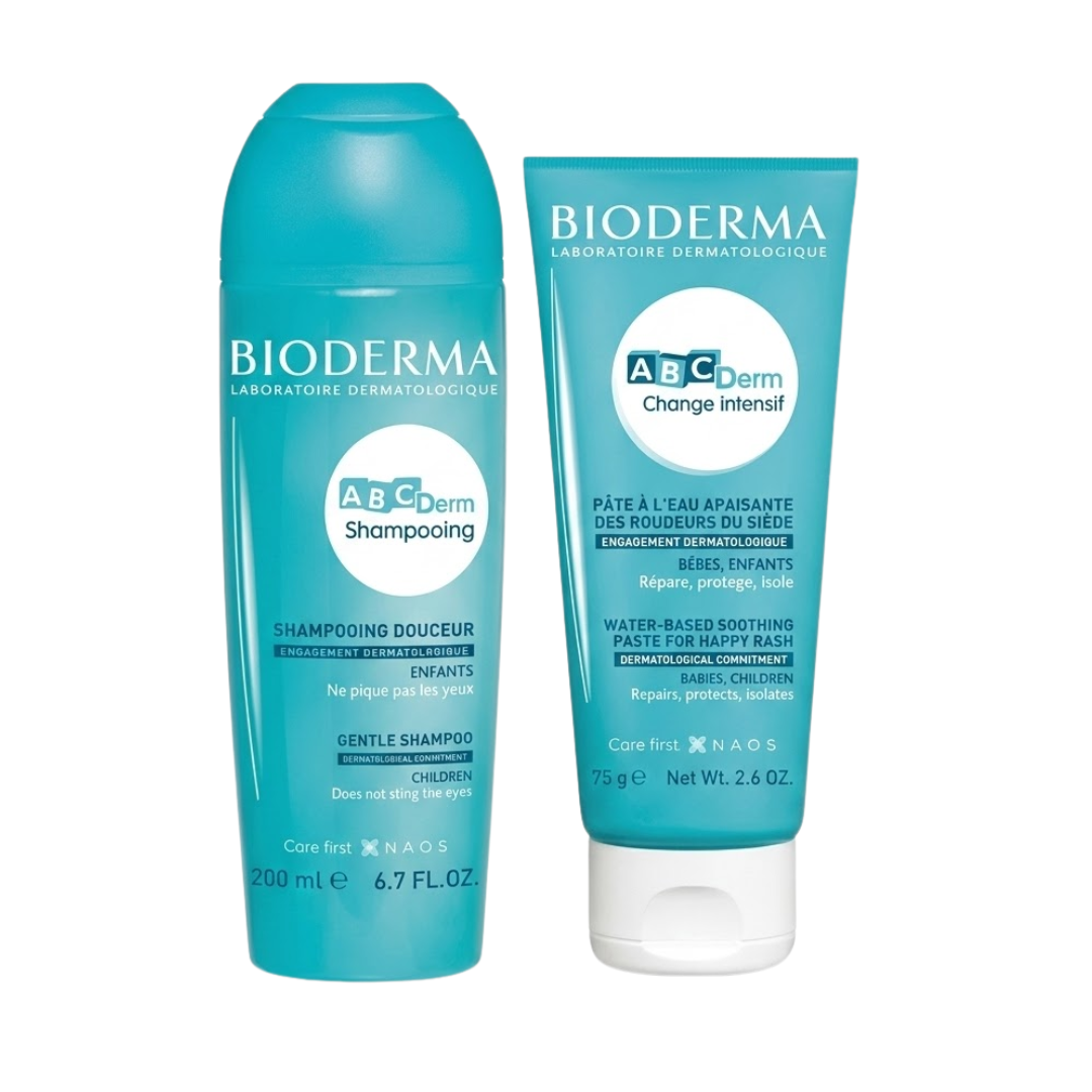 bioderma Abcderm Duo Pack "Shampoing 200ml+Change Intensif 75g" – Image 1