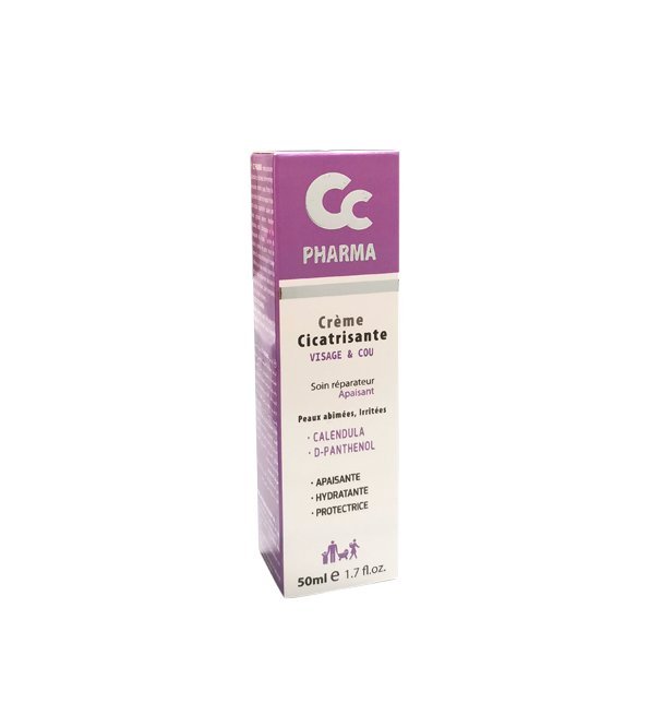 cc-pharma-creme-cicatrisante CC PHARMA Crème Cicatrisante Visage et Cou 50ml – Image 1