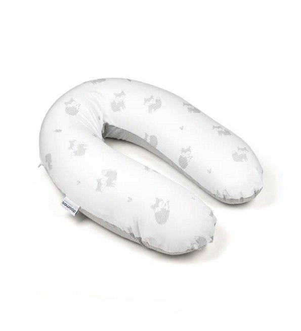 coussin-d-allaitement-fox-grey Doomoo Coussin d'allaitement et maternite BUDDY Fox Grey Ref B03 – Image 1