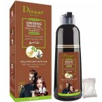 DISAAR Shampooing Colorant Marron au Ginseng et l'huile de serpent 400 ml