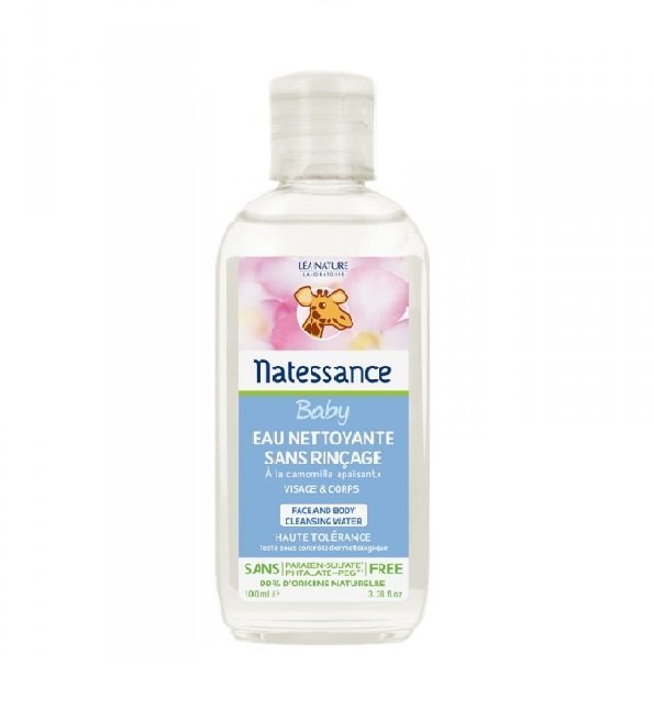 eau-nettoyante-sans-rincage-100-ml Natessance Bb Eau Nettoyante 100Ml – Image 1