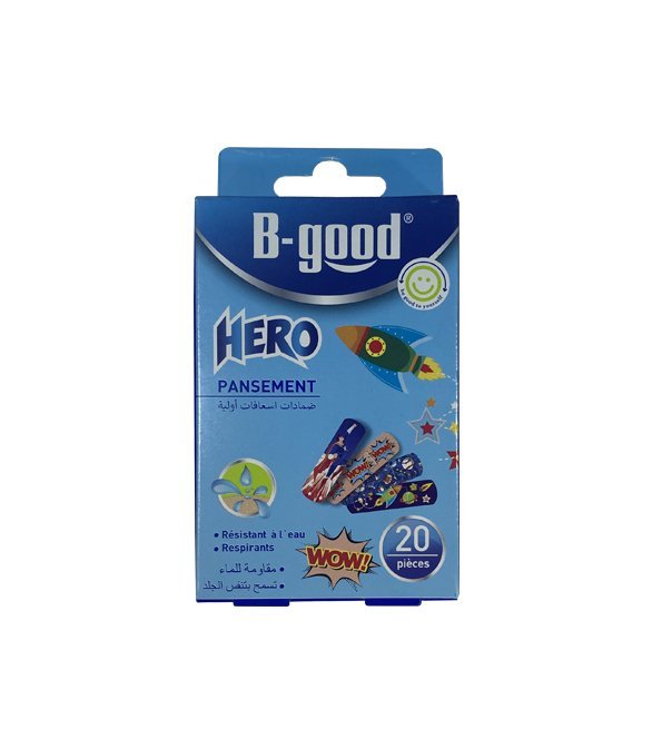 g4 B-good pansements Hero 20pcs/unites – Image 1