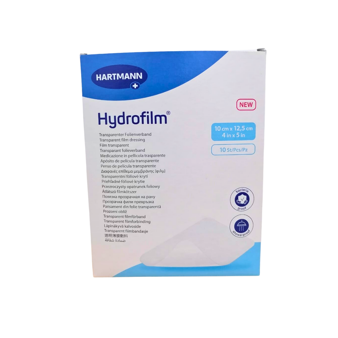 hartmann-Hydrofilm-10cm12.5cm-bte-de-10pcs-970002 Hartmann Hydrofilm 10cm*12.5cm Boite de 10Pieces – Image 1