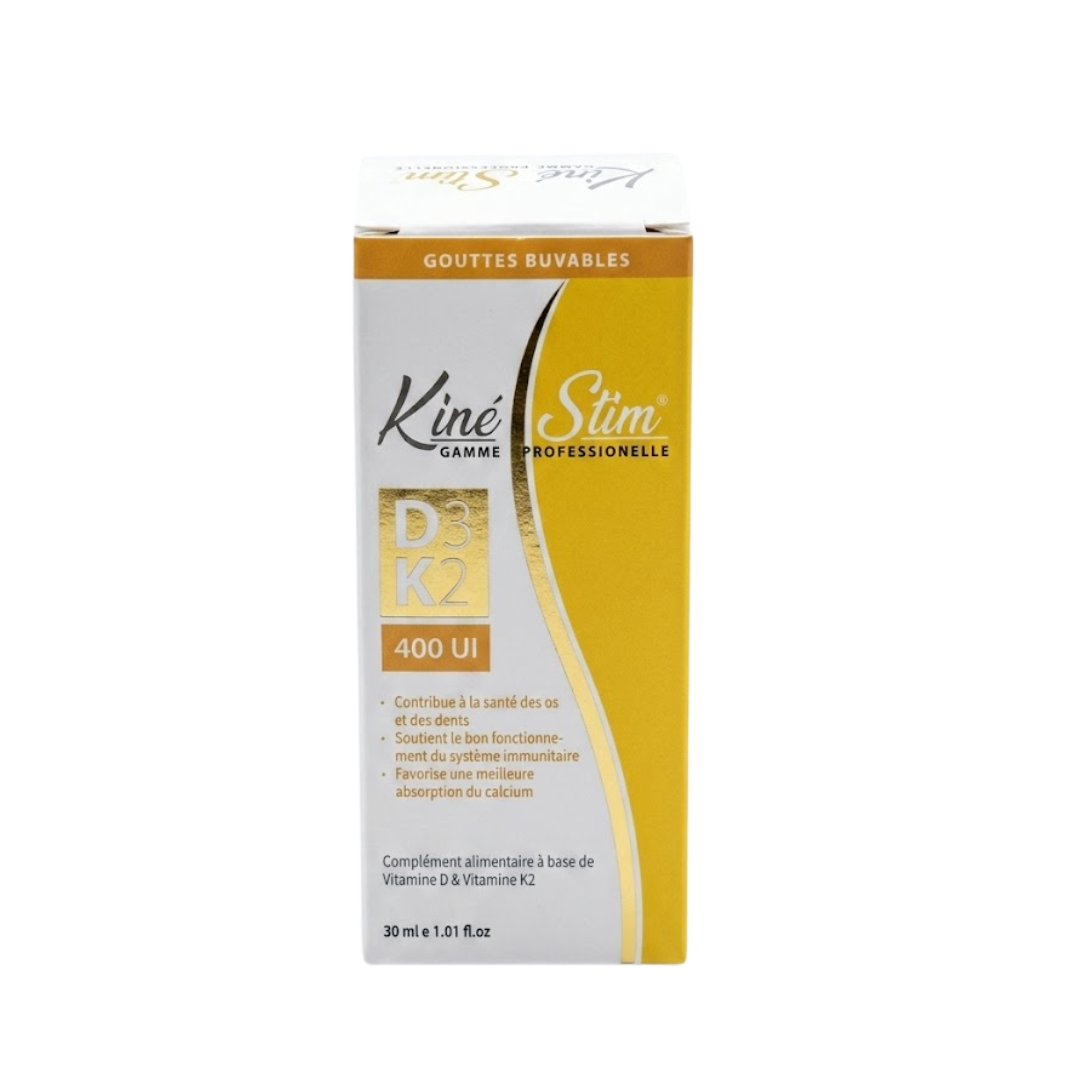 kine-stim Kine Stim Vitamine D3+k2 400UI 30ml – Image 1