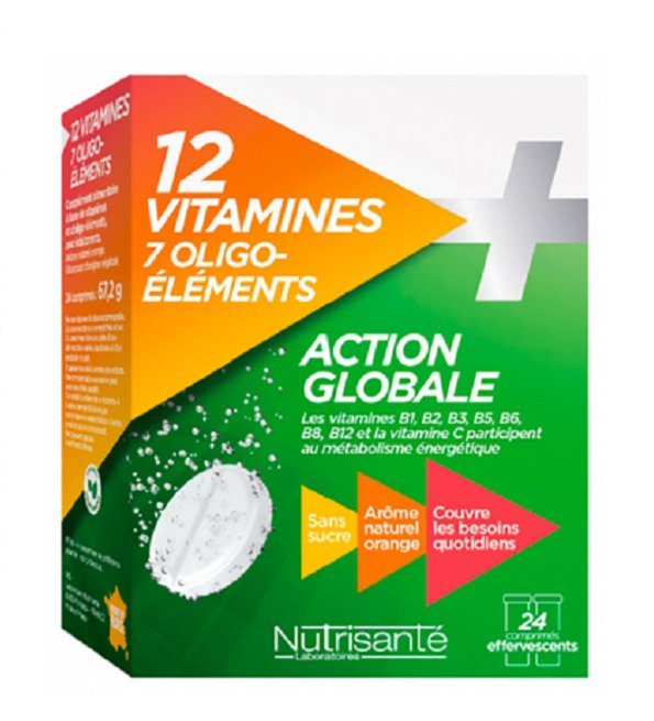 nutrisante-multivitamine Nutrissante 12 Vitamine + 7 Oligo-Elements – Image 1