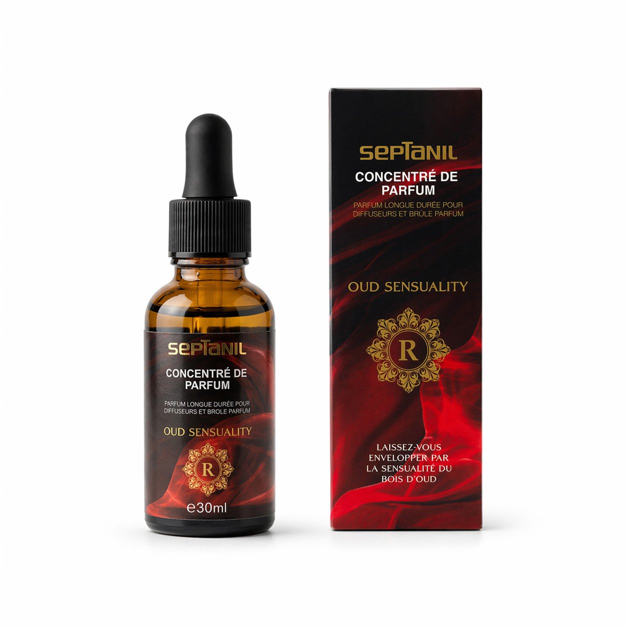 oud-snesualityconcentre Septanil Base Fragrance Compte Goutte Oud Sensuality 30ml – Image 1