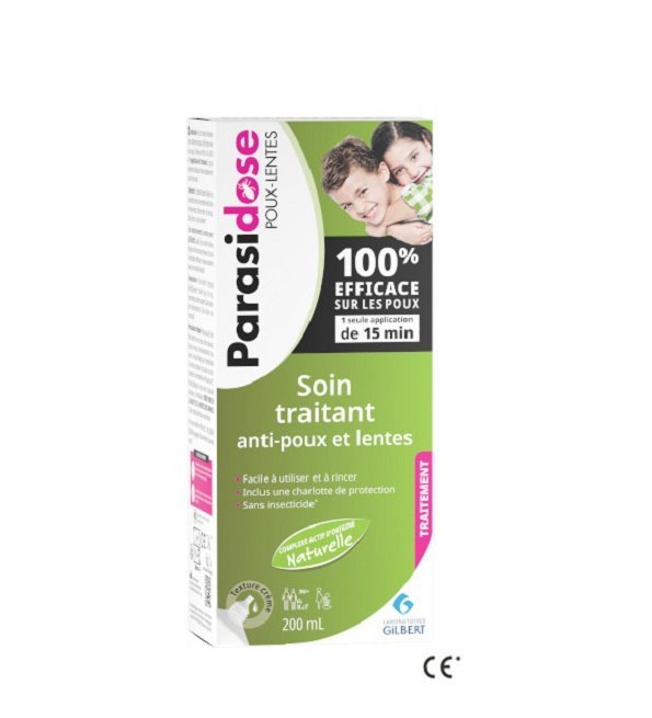 parasidose-traitement-200ml PARASIDOSE Soin Traitant Anti Poux 200ml – Image 1