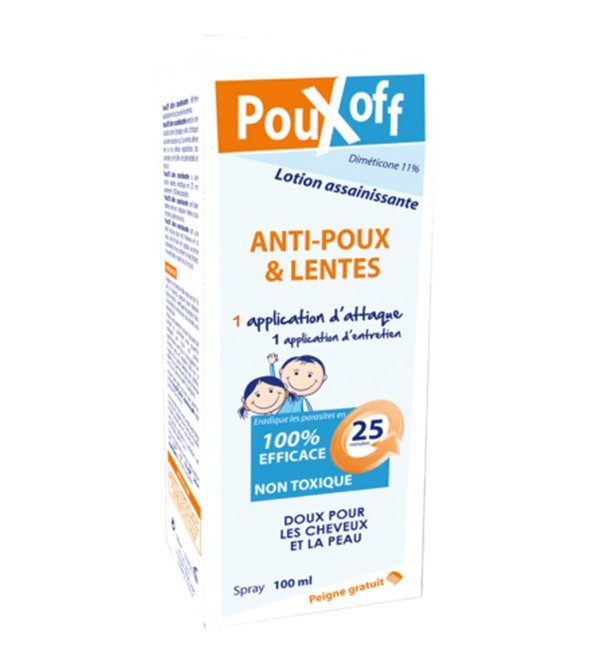 poux XEN Pouxoff Répulsif Anti-poux 100ml – Image 1