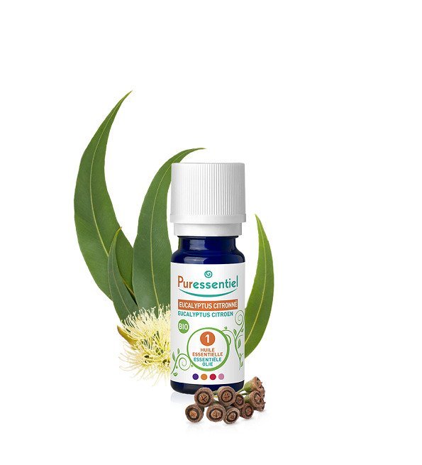 puressentiel-he-eucalyptus-citronne Puressentiel Huile Essentielle Eucalyptus Citron BIO 10ml – Image 1