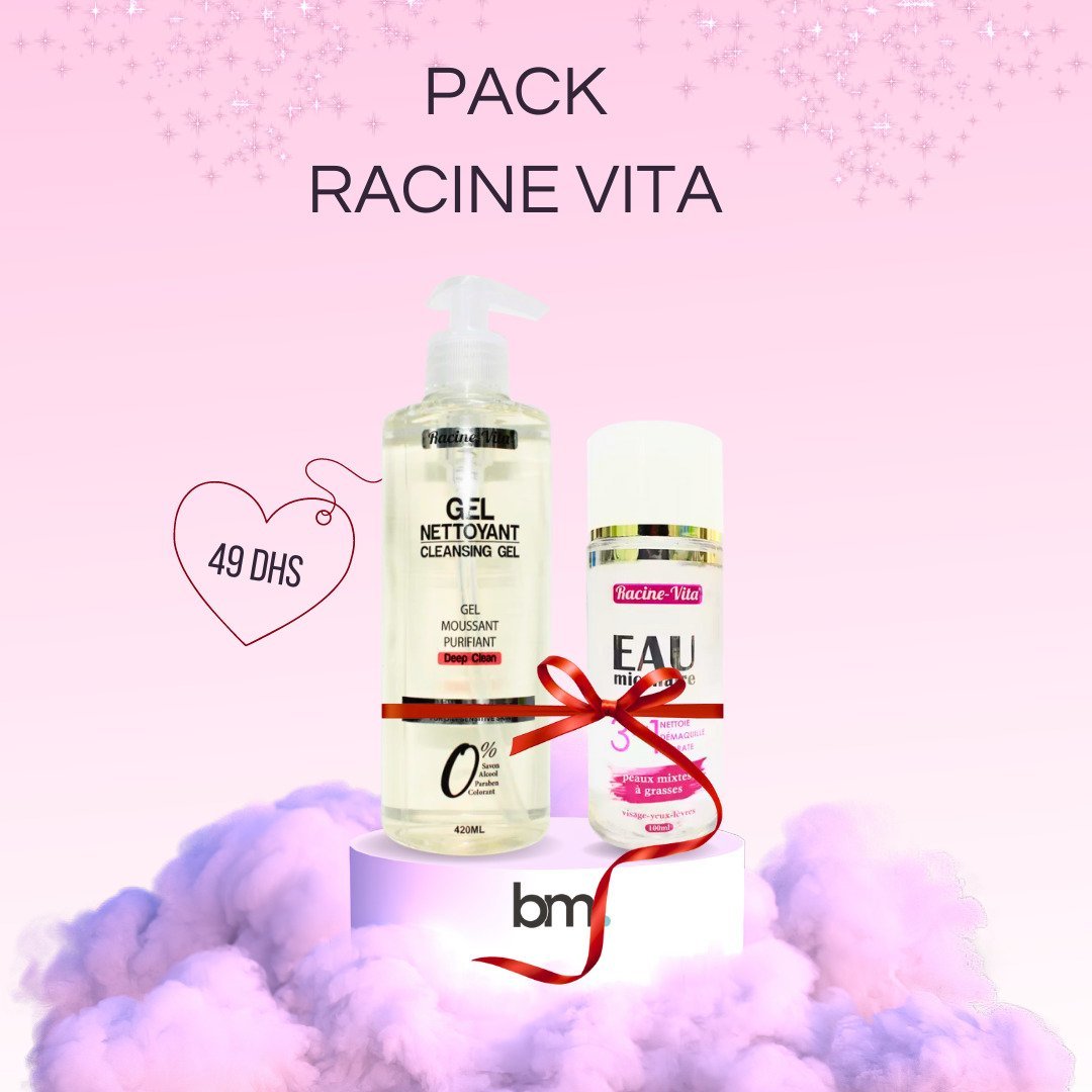 racine-vita-1 Racine Vita Gel Nettoyant Peaux Grasse + Eau Micellaire Offerte – Image 1