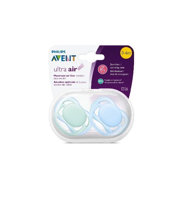 ultra-air-0-6m Avent Sucette Ultra Air Sucettes 0-6 Mois – Image 1
