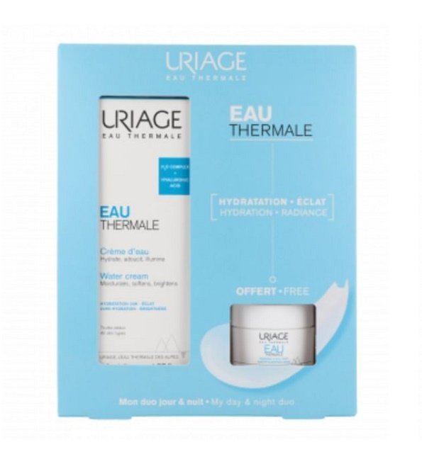uriage-eau-thermale-mon-duo-jour-et-nuit Uriage Eau thermal Pack Creme d'eau 40ml = Masque d'Eau 15ml OFFERT – Image 1