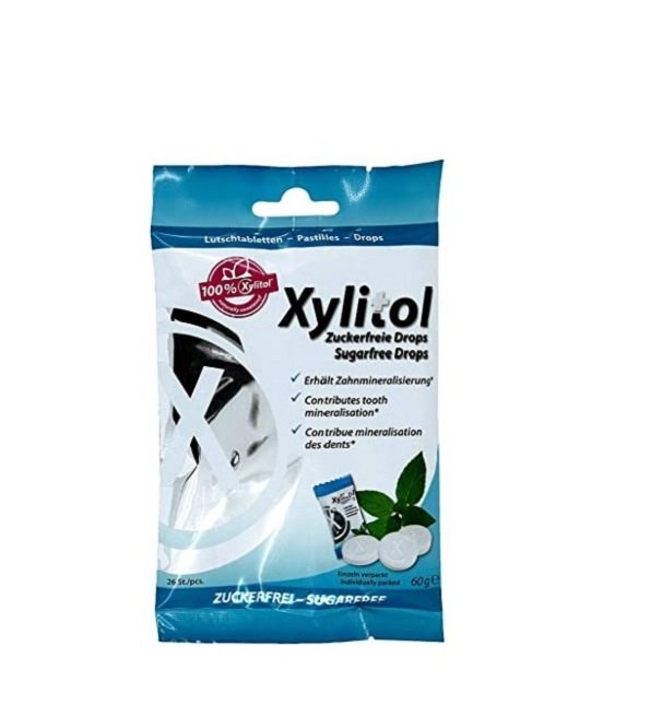 xylitol-drops-cherry-sugar-free-1-1 XYLITOL DROPS MINT SUGAR FREE 26 Pièces – Image 1