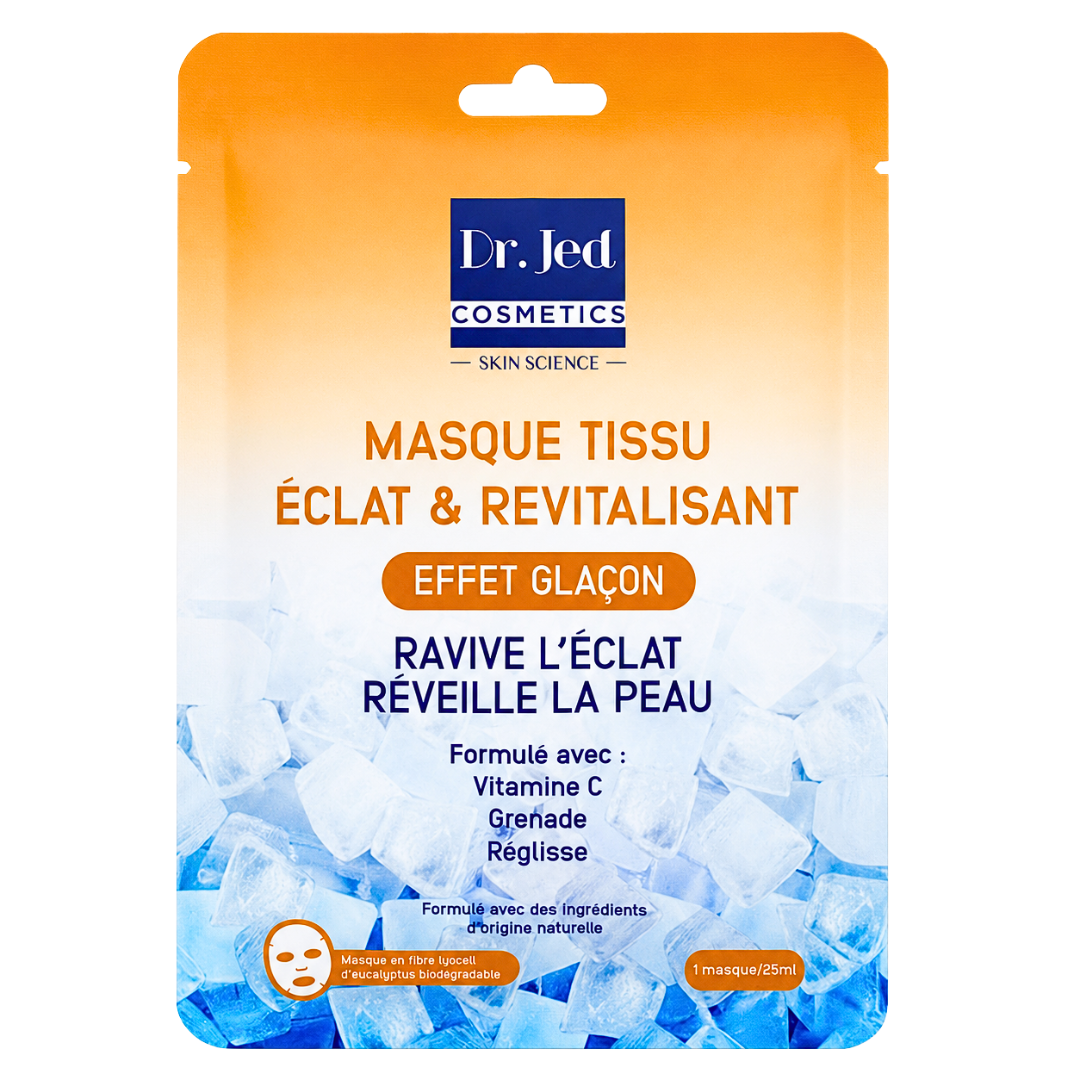Dr-Jed-Masque-Tissu-Eclat-Revitalisant-25ml Dr Jed Masque Tissu Eclat & Revitalisant 25ml – Image 1