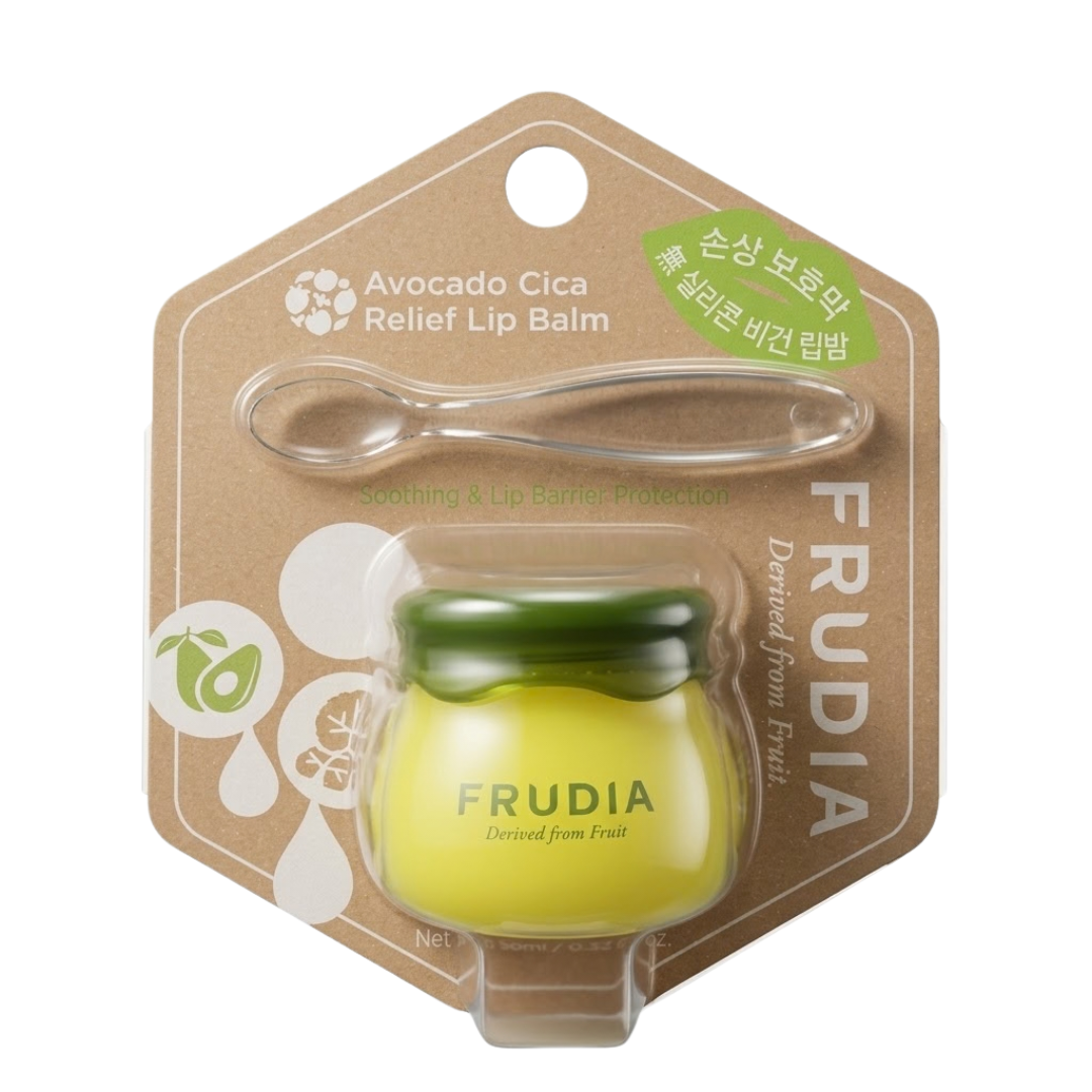 Frudia-Avocado-Cica-Relief-Lip-Balm-10-g Frudia Avocado Cica Relief Lipstick Balm 10 g – Image 1