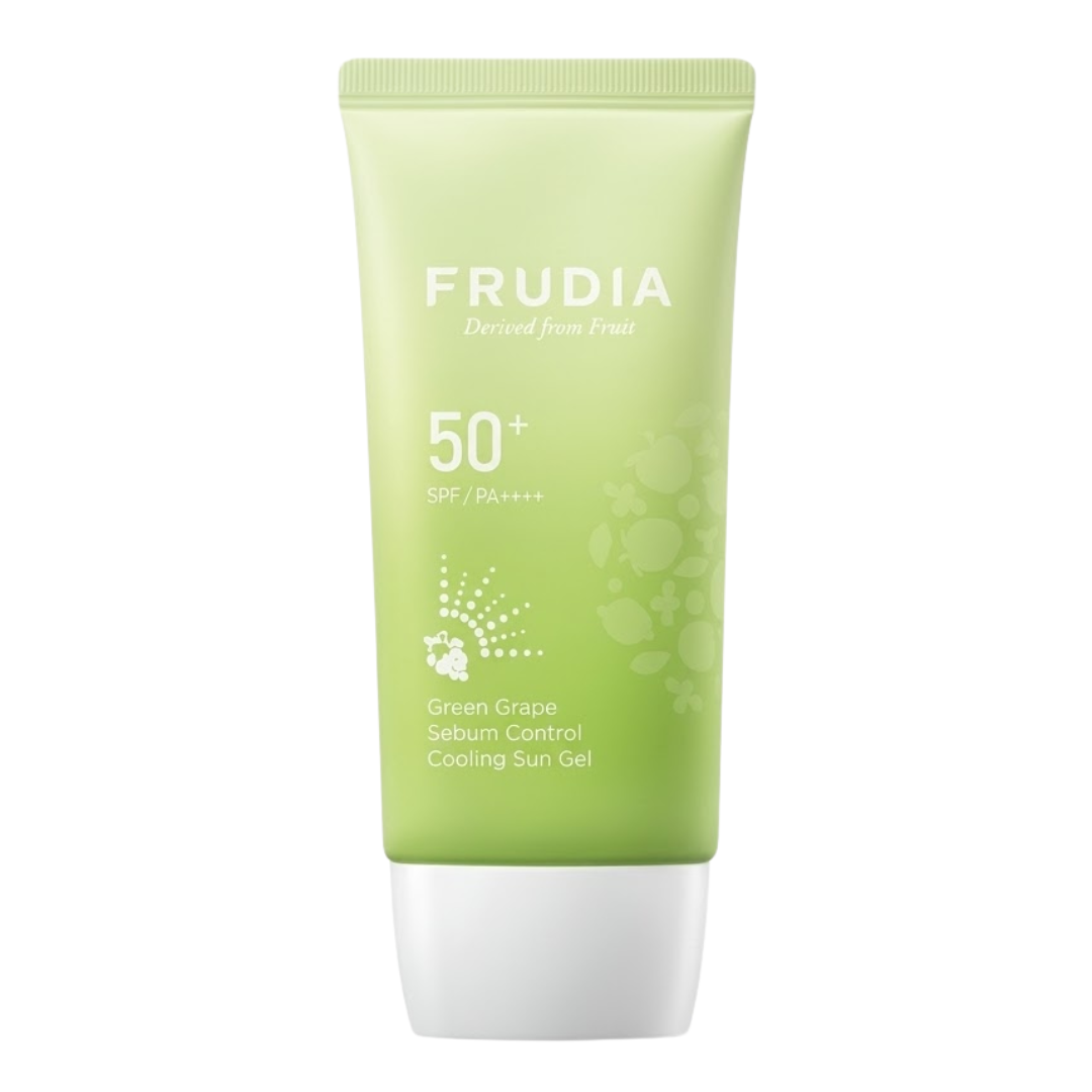 Frudia-Green-Grape-Sebum-Control-Cooling-Sun-Gel-50ml Frudia Green Grape Sebum Control Cooling Sun Gel 50ml – Image 1