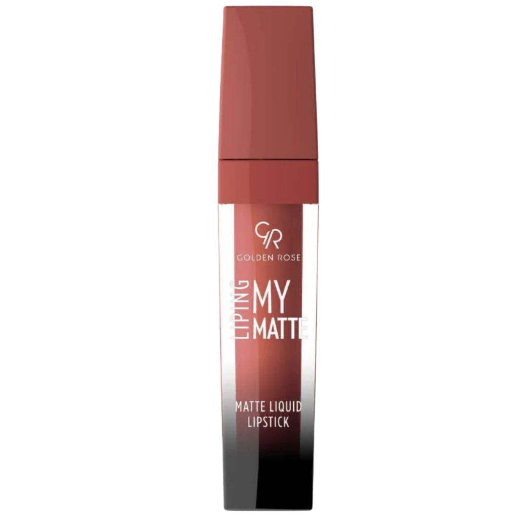Golden-Rose-Gloss-My-Matte-Lip-Ink-N°18 Golden Rose Gloss My Matte Lipstick Ink N°18 – Image 1