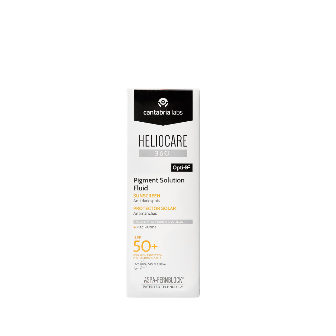 Heliocare-360°-Pigment-solution-Fluide-spf50-50ml Heliocare 360° Pigment solution Fluide spf50+ 50ml – Image 1