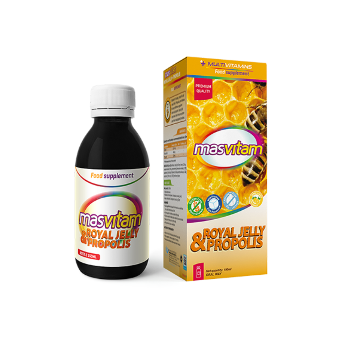 MasVitam-Gelee-Royale-et-Propolis-150ml MasVitam Gelee Royale et Propolis 150ml – Image 1