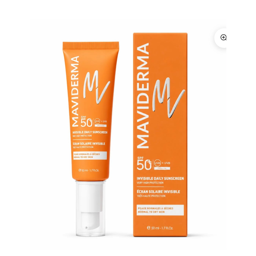 Maviderma-Ecran-Solaire-Invisible-spf50-50ml Maviderma Ecran Solaire Invisible spf50+ 50ml – Image 1