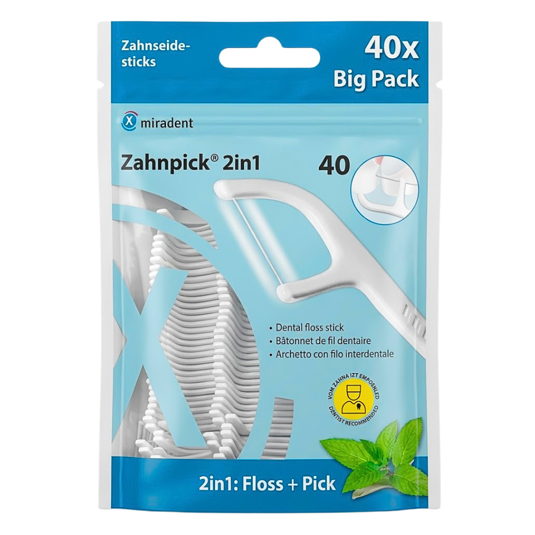 Miradent-Zahnpick-40-Stuck-6300057 Miradent Zahnpick 40 Stuck Reference 6300057 – Image 1