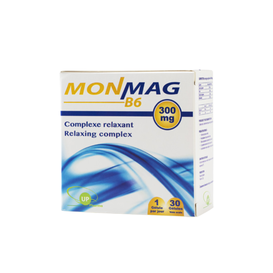 MonMag-b6-300mg-215 MonMag B6 300mg 2x15 Gelules – Image 1