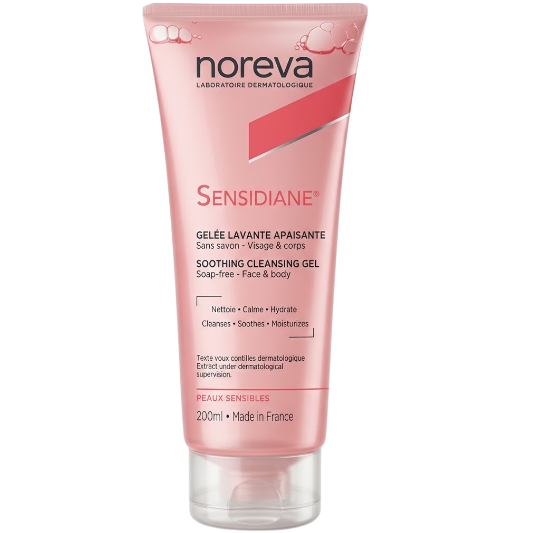 Sensidiane-Gele-Lavante-Apaisante-200ml Noreva Sensidiane Gele Lavante Apaisante 200ml – Image 1