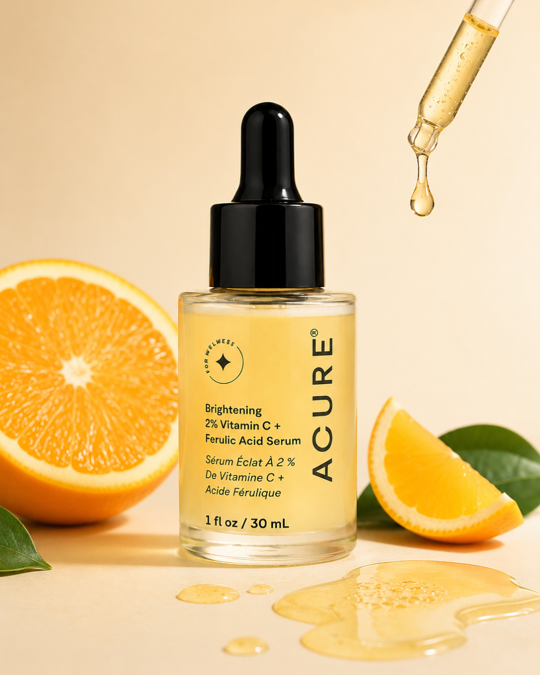5 Acure Brightening Vitamin C Sunset Serum 30ml – Image 1