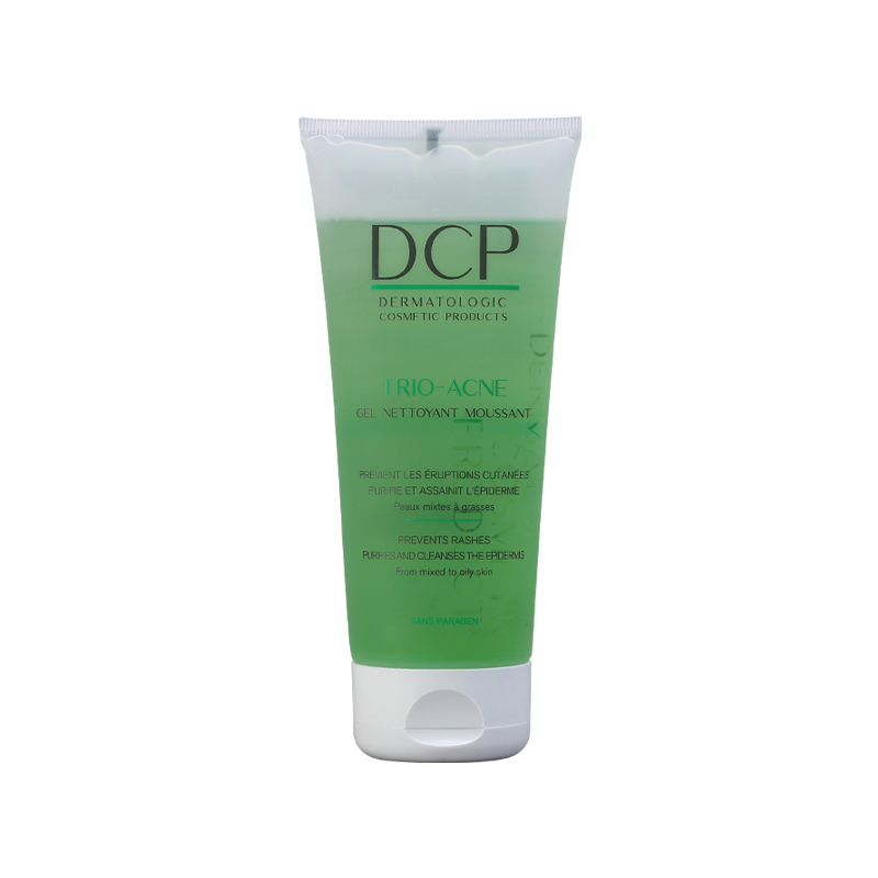 DCP-TRIO-ACNE DCP TRIO Acné Gel Nettoyant Moussant 200ml – Image 1