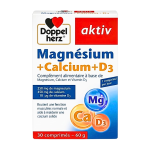 Doppel Herz Aktiv Magnesium+Calcium+D3 30 Comprimes