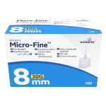 Embecta Micro-Fine Plus Aiguille Insuline 30G/8mm Boite 100Pieces