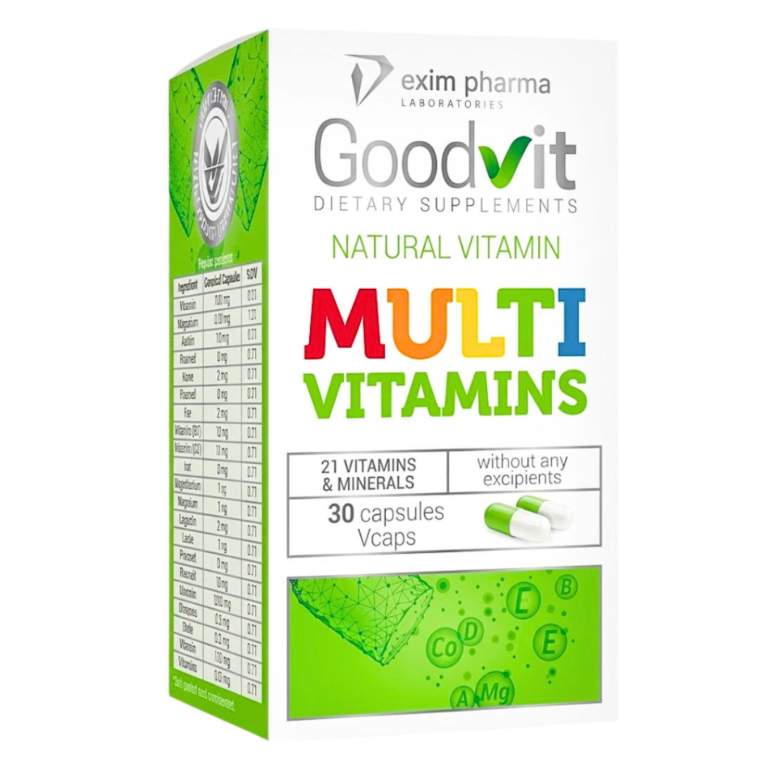 GoodVit-Multivitamines-30-gelules GoodVit Multivitamines 30 Gelules – Image 1