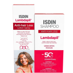 Isdin Lambdapil Anti Hair Loss Spray 125ml+Shampoing Lambdapil 200ml